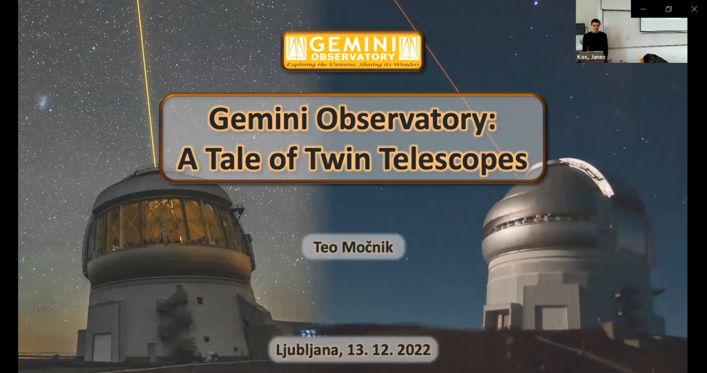 Astrodebata: Teo Močnik: Gemini Observatory: A Tale of Twin Telescopes ...